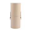 Cubo de almacenamiento para brochas de maquillaje, cilindro, caja de almacenamiento para brochas de maquillaje, tapa de escritorio con compartimento para bolígrafo, cubo de gran capacidad para brochas de maquillaje.