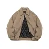 Ropa para Hombre Beijie 2025 Invierno Nueva Chaqueta de Algodón Estilo Retro Workwear Marca Trendy para Hombre Cuello Revertido Abrigo de Algodón Chaqueta de Algodón Holgada Casual