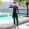 Traje de Buceo para Niños, Conjunto de Tres Piezas para Niños Mayores, Traje de Surf con Mangas Largas y Pantalones Largos con Protección Solar, Ropa de Baño para Niños