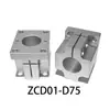Componente de Instalación del Mecanismo Bloque de Fijación del Eje Óptico ZCD11-D35 Soporte del Eje de Guía ZCD11-D50 YIHEDA
