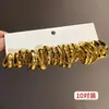 Set de Aretes Irregulares Redondos Plegados con Aguja de Acero Pendientes de Moda Simples Europeos y Americanos Pendientes de Lujo Ligero de Gama Alta Venta al por Mayor