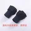 Chaqueta de plumas a prueba de viento con puños acanalados, cálida para otoño e invierno, sin costuras, engrosada, resistente al frío, dobladillo extendido con empalme elástico universal