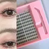 Set de Pestañas Postizas Transfronterizo, Gran Capacidad, Pestañas Postizas de Cola de Pez Hada, Cómodas de Aplicar, Ligeras, Largas y Suaves