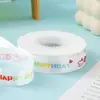 Cinta de Poliéster Feliz Cumpleaños de 2 cm, 25 Yardas, Fabricante Mayorista, Decoración para Pastel, Regalo, Souvenir, Caja de Regalo, Cinta Decorativa