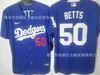 Jersey de béisbol transfronterizo europeo y americano Dodgers Los Angeles Dodgers Jersey de béisbol uniforme de béisbol cárdigan