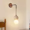 CAVIA Lámpara de pared decorativa retro Diseñador retro americano Modelo de habitación de hotel B&B Dormitorio Lámpara de mesita de noche Hierro