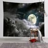 Ins Estiloso Simples Céu Estrelado Lua Tapeçaria Decorativa Reforma de Quarto Pano de Parede Pano de Fundo Exportação Mais Vendido Digital