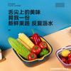 Venta Directa de Fábrica Juego de Cesto de Drenaje de Seis Piezas Venta al por Mayor Cocina Bloque de Color Doble Capa Juego de 6 Piezas Cesto Doméstico para Lavar Verduras Cesto para Frutas y Verduras Palangana
