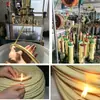 Corda de Aramida 6mm 8mm 10mm Corda Trançada de Aramida Fibra de Kevlar Corda de Segurança Corda à Prova de Fogo Resistente a Altas Temperaturas Alta Resistência
