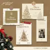 Feliz Natal Cartão de Boas Festas Presente Pode Ser Cartão com Mensagem Manuscrita Cartão de Decoração para Embalagem de Panificação Artesanal