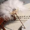 Estilo Antiguo Dinastía Han Ventilador de Plumas Caliente Corolla Se Puede Usar como Pasador Accesorios para Fotos Tocado Disfraz Antiguo Super Hada Nuevo Accesorios Chinoserie