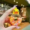 Figurilla Creativa de Acrílico Rellena de Aceite Sanrio Kuromi Adorno de Botella de Deriva Luminosa Accesorios Colgantes Venta al por Mayor