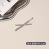 Pinza para el pelo de copo de nieve con diamantes brillantes para otoño e invierno, pinza lateral para flequillo de niña, pinza pequeña, accesorio para el pelo de cabeza, pinza de pico de pato, accesorios para el pelo