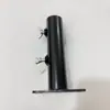Base Fija de Poste de Pilar con Pie de Hierro y Tornillos de Expansión, Base de Fijación al Suelo, Poste Extendido para Sombrilla