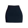 Falda Negra XS Verano 2025 para Mujer Falda Corta Ajustada de Cintura Alta Fina Traje Falda de Un Paso de Aspecto Profesional Adelgazante Falda Cubre Caderas