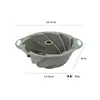 Forma de Silicone para Bolo Basco Transfronteiriça Ferramentas de Panificação Domésticas para Cozinha Forma para Torrada Forma para Bolo Donut Resistente a Altas Temperaturas