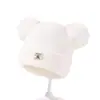 Sombreros de Bebé para Otoño e Invierno de 0 a 12 Meses para Bebés y Recién Nacidos Cálidos de Doble Capa para Bebés Niños y Niñas Sombreros Fetales de Otoño e Invierno