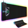 Popular Mouse Pad Luminoso RGB com Carregamento Sem Fio 15W Super Grande para Jogos Cor Fantasia Carregamento Rápido Tapete de Mesa