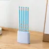 Tapa de bolígrafo y soporte para bolígrafo integrados anti-pérdida, soporte para bolígrafos dos en uno para estudiantes, adecuado para lápices gruesos y finos, funda para bolígrafo para almacenamiento en mochila