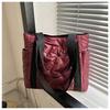 Comercio Exterior Transfronterizo Bolsa de Traje Acolchada de Algodón para Mujer Estilo Coreano para Mujer Moda Trendy Romboidal Bolso Tote Casual Versátil Bandolera de Hombro