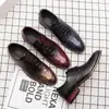 8691 Talla Grande Zapatos de Piel con Patrón de Cocodrilo Slip-On Peluquero Zapatos Coreanos para Hombre Casual Británico Zapatos Formales de Negocios