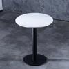 Processamento de mesa de jantar de pedra personalizada, mesa de jantar para casa com sensação de alta qualidade, mesa retrô para restaurante de chá, combinação de mesa e cadeiras, mesa redonda de pedra comercial