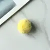 Pelota de Pelo de Conejo Rex Imitación de 3 cm y 4 cm Hecha a Mano DIY Pelota de Felpa Joyería Llavero Colgante de Bolso Accesorios para Ropa, Zapatos y Sombreros
