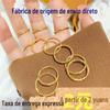 Anel Kimono Elegante Simples Dourado Areia Feminino Bronze Banhado a Ouro Edição Fina Sobreposto Anel de Dedo da Cauda Celebridade da Internet Anel de Dedo Indicador