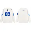 Sudadera con capucha para pareja de punto gofrado transpirable estilo americano, diseño suelto, capa base de manga larga con bordado pesado, para primavera y otoño