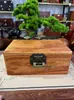 Mejor Producto Anual: Caja de Almacenamiento de Palo de Rosa Birmano, Caja de Joyería de Madera Maciza de un Solo Panel con Cerradura para Joyería y Documentos