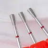 Broca diamantada para pré-processamento de unhas F Emery, cabeça cônica invertida, para lixar unhas