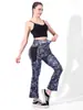Leggings Acampanados para Mujer, Pantalones de Yoga a Prueba de Sentadillas para Entrenamiento, Pantalones Capris de Pierna Ancha de Cintura Alta, Mallas Deportivas Controladores de Abdomen
