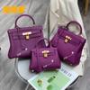 2026 Nuevo Modelo Piel de Vaca de Capa Superior Cuero Togo Bolso Kelly Bolso de Mano Hombro Cruzado Bolso de Mujer Venta al por Mayor Transfronteriza