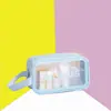 Nueva Bolsa de Tocador Portátil de Gran Capacidad con Separación de Seco y Húmedo, Bolsa de Almacenamiento Plegable, Bolsa de Cosméticos Impermeable para Viajes de Negocios