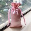 Ferramentas de maquiagem de beleza lápis de sobrancelha lápis de seda roxo bolso cetim personalizado instrumento de beleza saco de cetim engrossado bolsa de seda cosmética