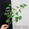 Plantas Artificiais Transfronteiriças Flores de Sino Penduradas Japonesas e Plantas Verdes Bonsai Folhas de Seis Estrelas com Múltiplas Pétalas Plantas de Chão Decoração Suave Folhas de Madeira Bêbada de Cavalo