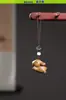 Sândalo verde coelho fofo este ano pingente para capa de celular mascote pingente para chaveiro de carro joia para mochila masculina e feminina