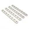 Barra Plana Perforada de Acero Inoxidable 201 Conector de Soporte de Barra Plana Multiusos Barra Plana Perforada Engrosada Agujero Fuerte Perforado 304