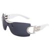 Gafas de sol polarizadas sin marco, resistentes al viento, para pesca, ciclismo, deportes al aire libre, gafas de sol transfronterizas