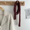 Bufanda Estilo Millennial Japonesa y Coreana para Mujer, Diseño de Nicho, Bufanda Estrecha y Larga, Bufanda de Cielo Estrellado Otoño e Invierno, Chal Pequeño Atmosférico