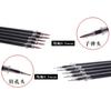 Fabricante Venta al por Mayor Recambio de Pluma de Gel Tubo de Aguja Completa Bala 0.5mm Rojo Azul Negro Recambio de Repuesto Suministro Directo