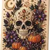 Pintura de Diamantes Transfronteriza Más Vendida Calabaza de Halloween Pintura de Diamantes Adornos de Navidad Pintura de Diamantes DIY Kit de Pintura de Diamantes