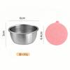 Taza para Salsa 40/50/70ml Acero Inoxidable 304 Plato para Dips con Tapa Antiderrames Taza para Dips de Aderezo Plato para Condimentos