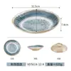 Série Mar Estelar Louça de Melamina Panela Quente Churrasco Restaurante Buffet Tigelas e Pratos Criativos de Imitação de Porcelana Prato para Molho Conjunto de Louças