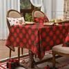 Toalha de Mesa de Natal Nova Transfronteiriça Toalha de Mesa de Natal Estampada Europeia e Americana Toalha de Mesa para Festa Decoração de Embelezamento Temu Dropshipping