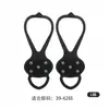 Crampons de silicone transfronteiriços russos para esportes ao ar livre, simples para escalada na neve de inverno e montanhismo, capas antiderrapantes para sapatos