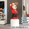 Adorno de Oso de Pie Grande de Moda, Artesanía de Decoración para Entrada de Sala de Estar del Hogar, Escultura de Figura para Sala de Exposiciones de Centro Comercial