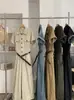 Kekezoon Estilo Coreano Novo Macacão Jeans de Manga Curta com Bolsos Emagrecedor de Cintura Alta Calça Pantalona 7636