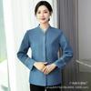 Limpeza roupas de trabalho feminino manga longa hotel garçom quarto de hóspedes tia propriedade limpeza governanta paservice terno outono e inverno