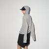 Sudadera con capucha a rayas finas estilo coreano para hombre y mujer, tonos fríos, minimalista, corte holgado, versátil, casual, top perezoso, venta al por mayor